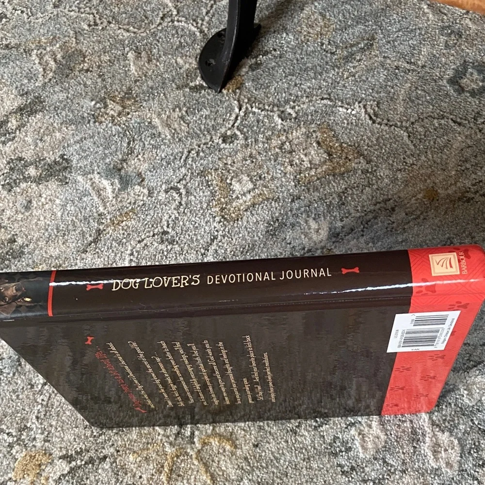 Barbour Dog Lover's Devotional Journal - Red and Black